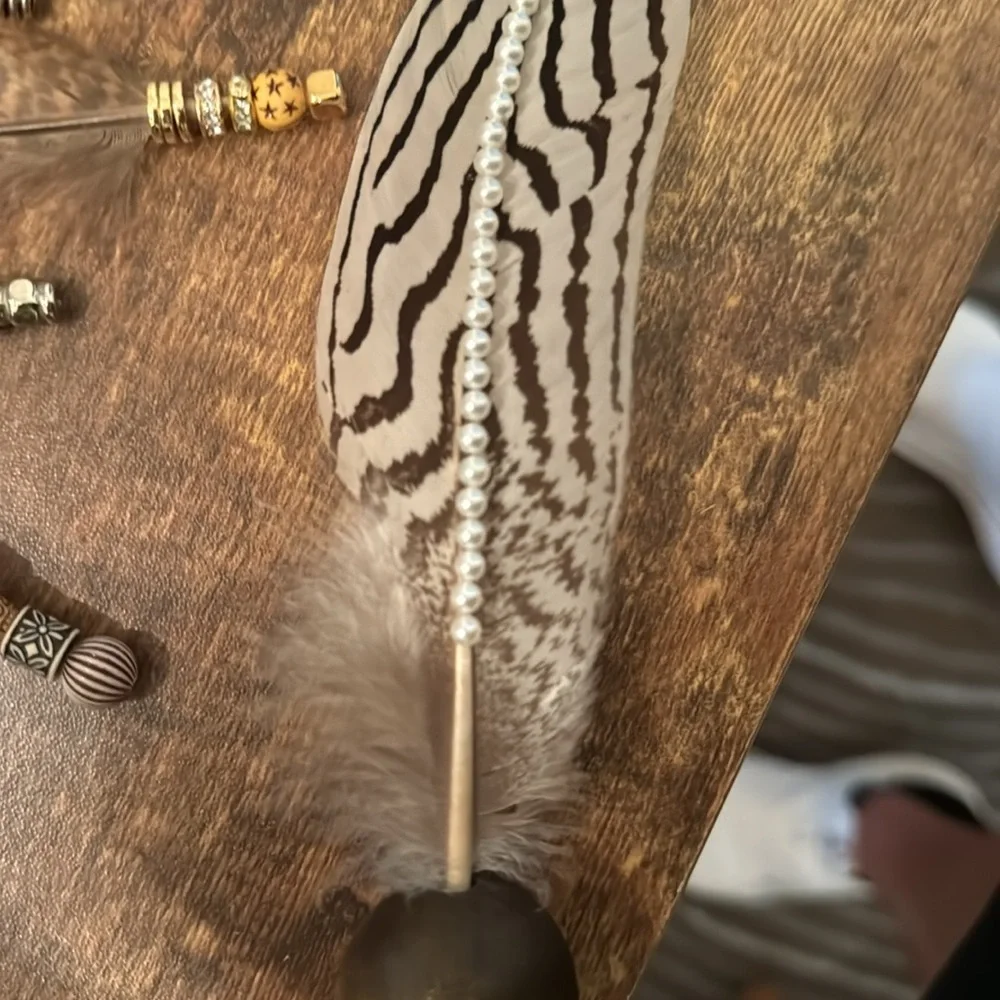 Beautiful hat feathers, decorative feathers, gifts, feathers, rhinestones - Picture 16 of 16